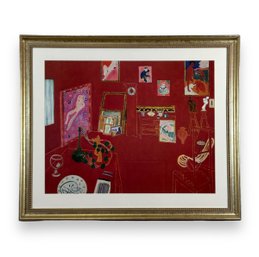 Henri Matisse Iconic Impressionist 'L'Atelier Rouge' - Framed Print