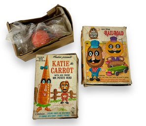 Grouping Of 1950s 'Mr. Potato Pieces & Accessories' - Original Boxes