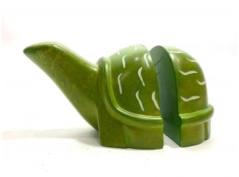 Heavy Vintage Turtle Bookends