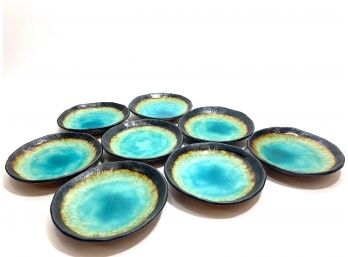 Crackle Glass Dishes