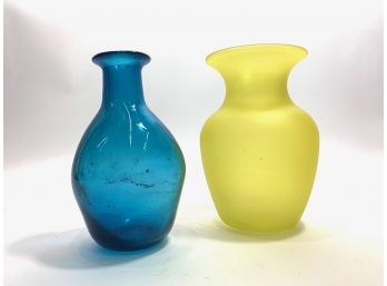Blue & Yellow Vase