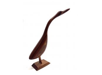 Mid-Century Wooden Bird