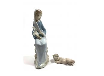 Lladro Mother & Child Sculpture