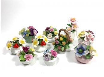Antique Porcelain Flowers