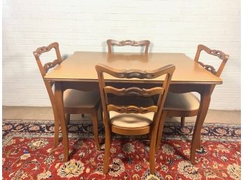 1950s Maple Kitchenette Table & Chairs