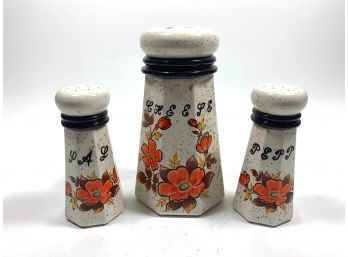 Vintage Stoneware Shakers