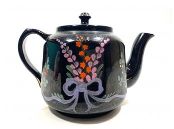 Hand-Painted WW2 English Teapot