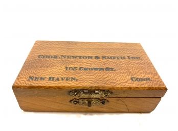 Antique Cook, Newton & Smith Wooden Ammunition Box