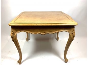 Country French Side Table W/ Pullout