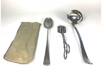 Lot Of Silver-plated Utensils