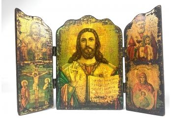 Trifold Religious Icon