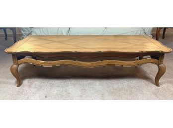 French Provincial Inlay Coffee Table