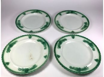 Antique Porcelain Plates - Stamped