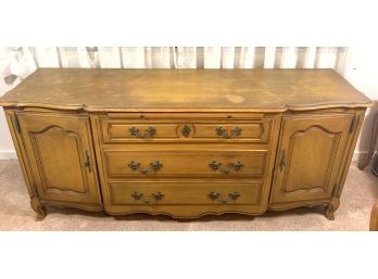 Solid Maple French Provincial Credenza