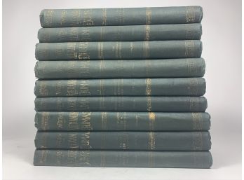 1890s Alexander Dumas 9 Volume Book Set