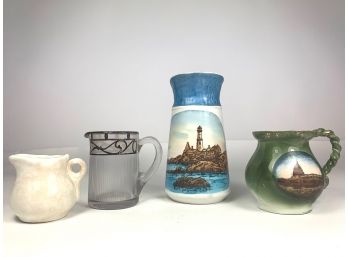 Lot Of Antique Pitchers