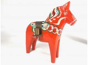 Vintage Swedish Dala Horse Designed By Nils Olsson