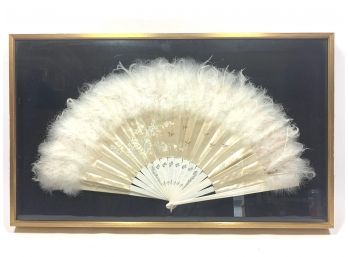 1884 Hand Painted Silk Chinese Wedding Fan