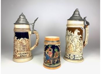 Lot Of German Steins