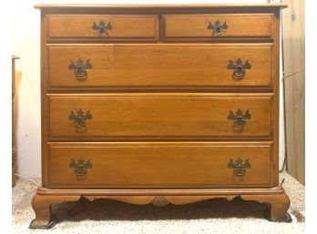 Five Drawer Solid Maple Dresser - Manufactured By Kling