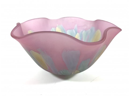 Rueven Art Glass Bowl - Nouveau Art Glass Company