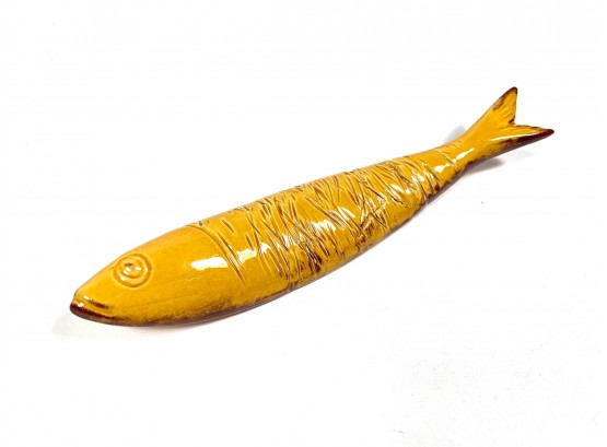 Vintage Ceramic Fish Sculpture