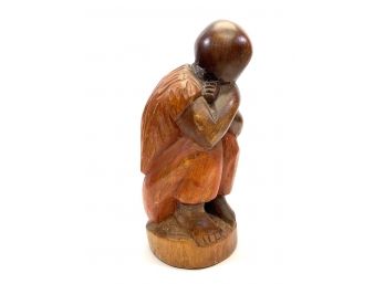 Carved Man Wooden Sculpture