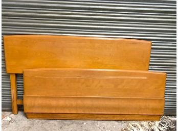 Vintage Heywood Wakefield Bed Frame - Champagne - Full Size