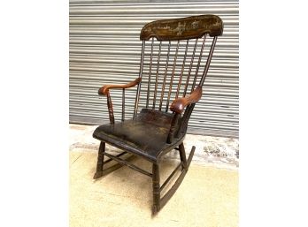 Early Decorated Rocking Chair