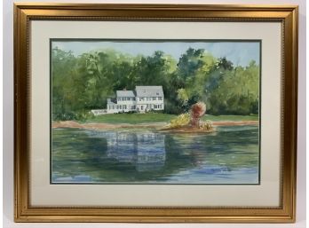 Original Watercolor Landscape Signed Maureen Wilkinson