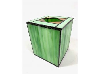 Stained Glass Tissue Box Container