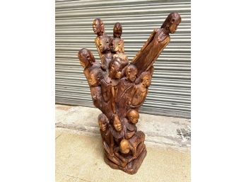 Amazing Vintage Carved Sculpture - Very Heavy