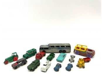 Large Lot Of Antique Toy Vehicles