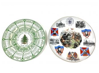 Pair Of Commemorative Plates