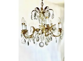 Amazing French Baroque Crystal Chandelier