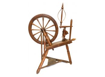 Early American Spinning Wheel