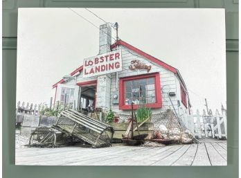 Lobster Landing Original Canvas Photography - Two Ravens Photography