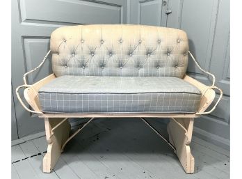 Upholstered Antique Horse & Buggy Seat
