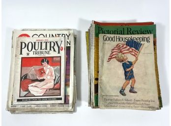 Assorted Lot Of 1930s Magazines - McCalls, Country Gentleman, Poultry Tribune (c)