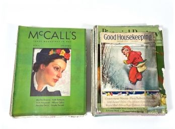 Assorted Lot Of 1930s Magazines - McCalls, Good Housekeeping, Country Gentleman (A)