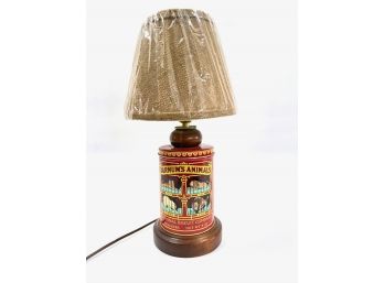 Barnum's Animal Circus Tin Lamp