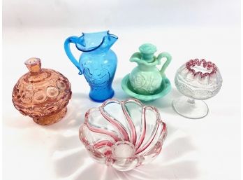 Fenton, L.E. Smith & Pilgrim Art Glass