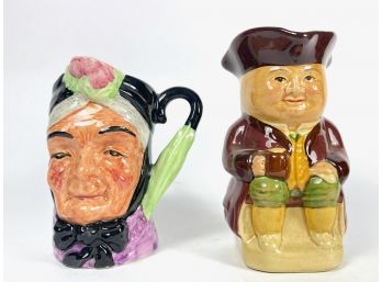 Vintage Caricature Face Cups - Toby & Artone