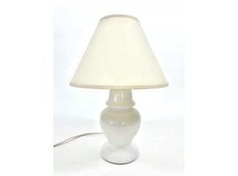 Ceramic White Table Lamp
