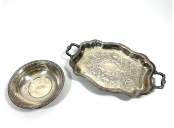 Silver On Copper & Silver-plate Trays
