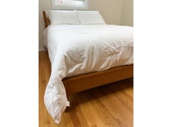 Solid Maple Full Size Bed Frame - Made By Hungerford
