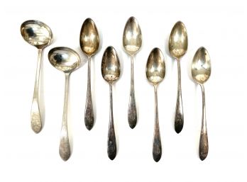 Lot Of 8 Sterling Silver Spoons
