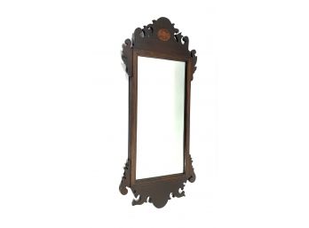 Antique Chippendale Inlaid Mirror