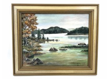Original Oil On Canvas - Landscape - Signed Mary Burnham