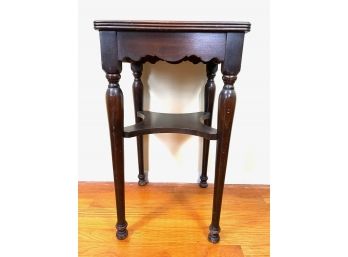 Mahogany 2-tier Side Table/Stand